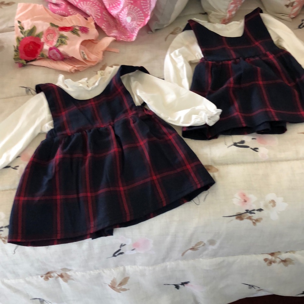 Size 1 year and size 18 months dresses